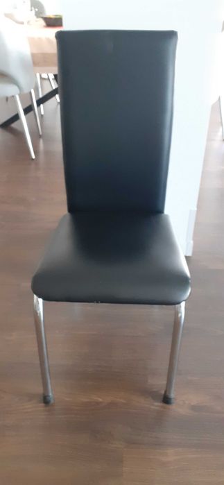 Conjunto de 6 cadeiras cor preto