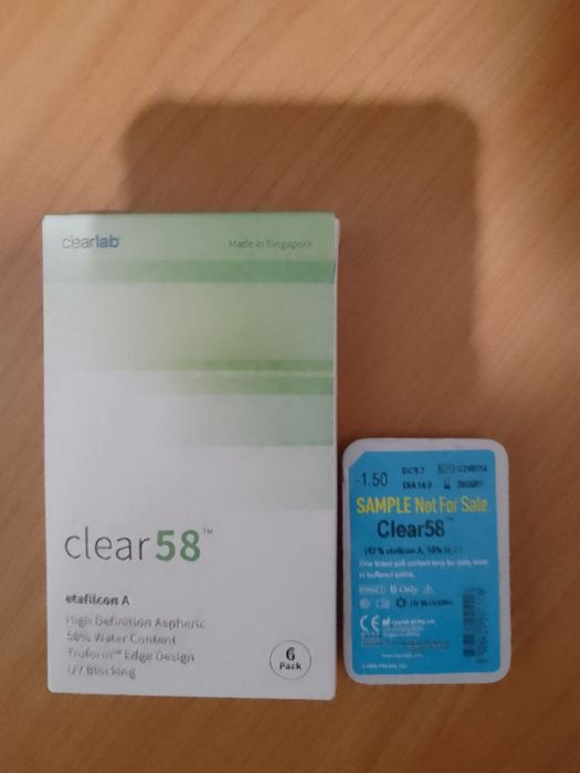 Контактні лінзи clear58