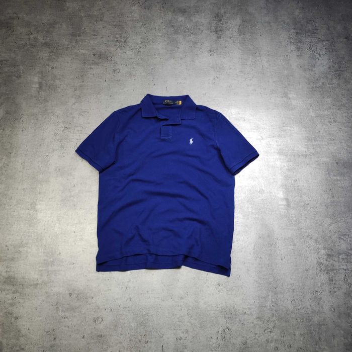 MĘSKA Elegancka PREMIUM Koszulka Polo Granatowa Konik Ralph Lauren