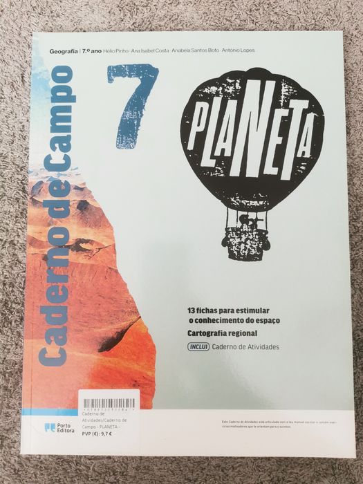 Caderno de atividades, Geografia 7 ano - PLANETA