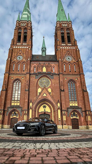 Audi A7 S-line Quattro do ślubu z kierowcą | wesele