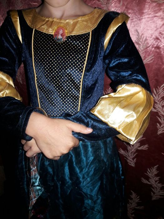 Платье Мириды 7-9лет из м/ф "Храбрая сердцем"