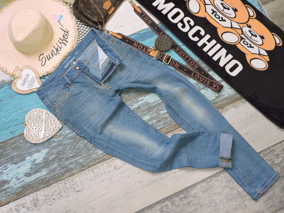 River Island Męskie spodnie jeans silm fit 32/34