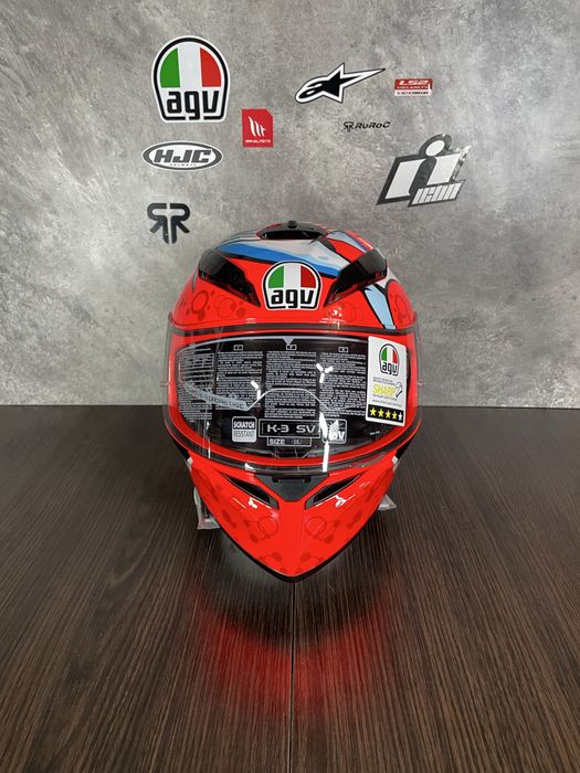 Новий мотошолом Agv K3 SV (Mt Hjc Ls2 Icon Shark Shoei Scorpion)