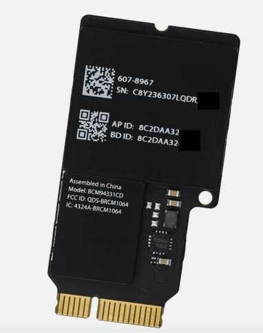 Card, Wireless, Pair 21. 5” iMac_a1418_Z661_0289364354203623297120