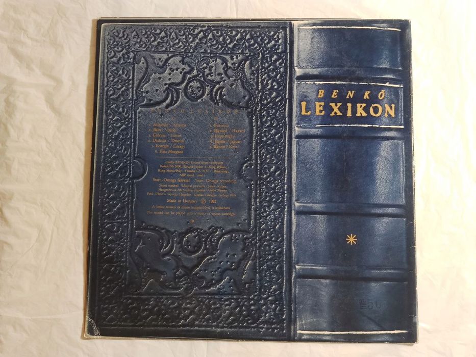 Lászlo Benko(Omega) - Lexikon. Export . 1982. LP. Vg