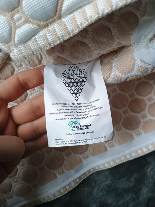 Poduszka chłodząca Dalisa Iceberg 3D z dzianiny z włóknem High Tech 40