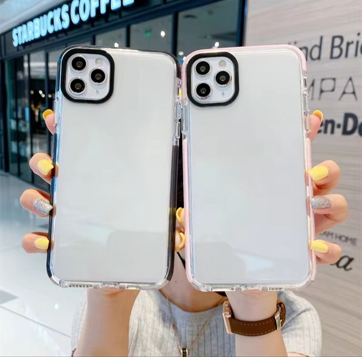 Протиударний чохол бампер for iPhone 15 pro max pink