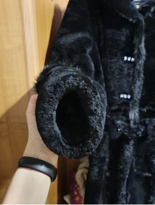 Натуральная шубка-мутон