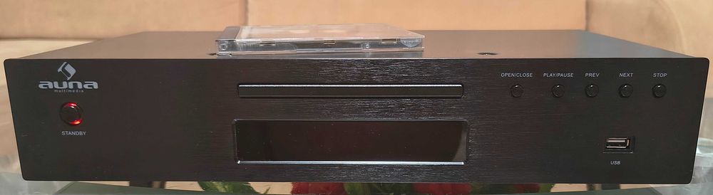 CD проигрыватель AUNA AV2-CD 509 Hi-Fi Black/CD,MP3,Optical/,Germany