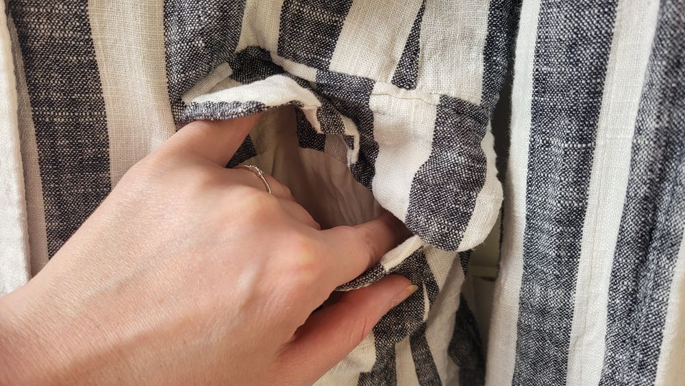 Marynarka len Bershka rozmiar M