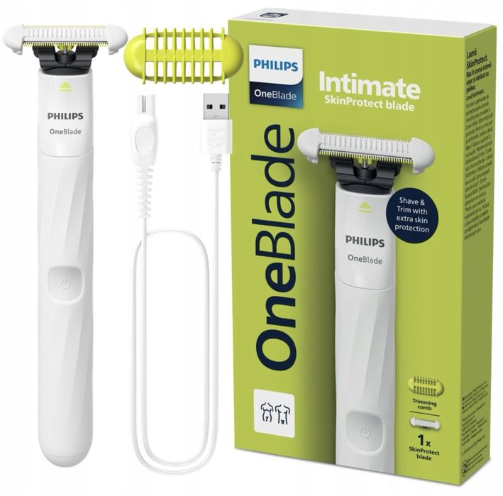 Golarka Philips OneBlade Intimate dla kobiet do ciała