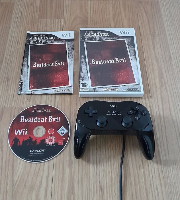 Jogos Resident Evil Wii/Wii U (Pistola Wii + Comando Pro + Clássico)