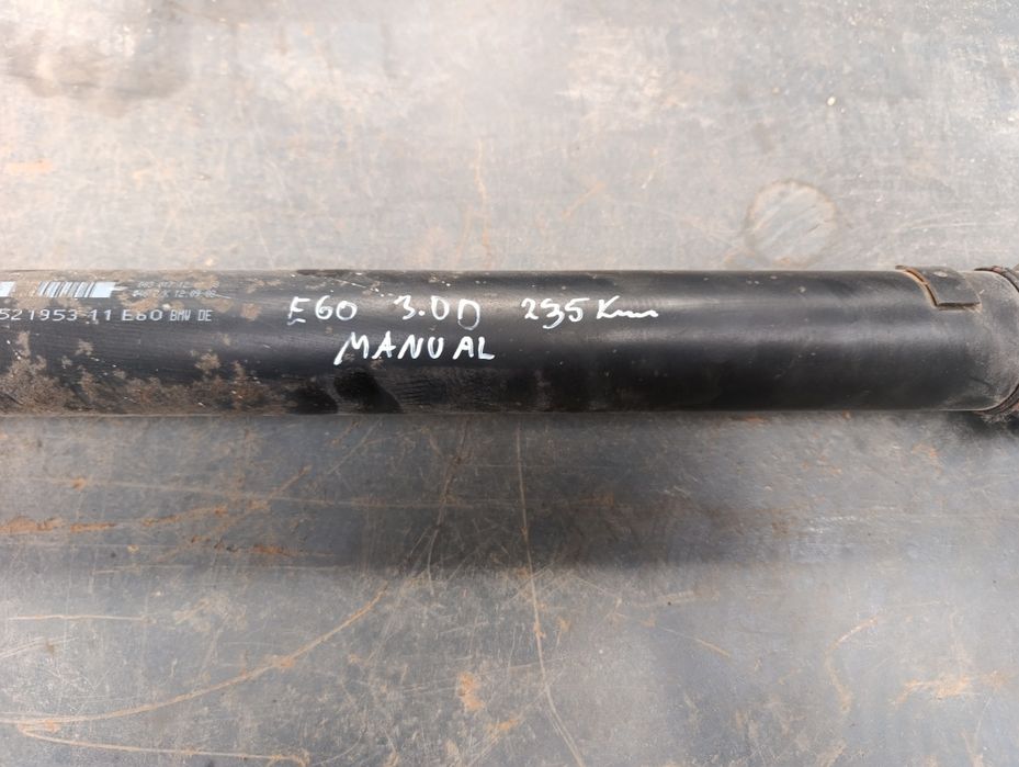 BMW E60 3.0d 235km wał napędowy Manual