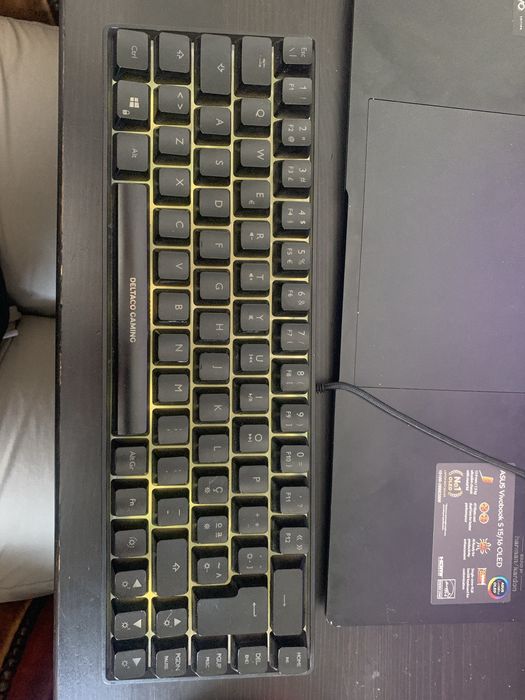 Teclado mecanico gamer e rato gamer