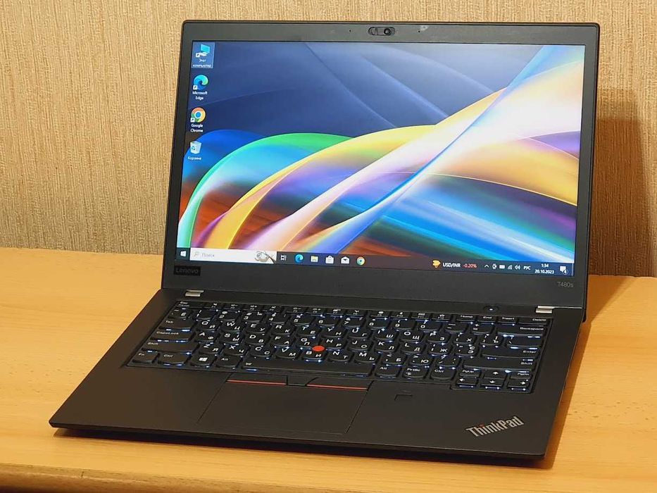 Сенсорний Lenovo ThinkPad T480s Core i5-8365U SSD 256Gb Батарея 6годин