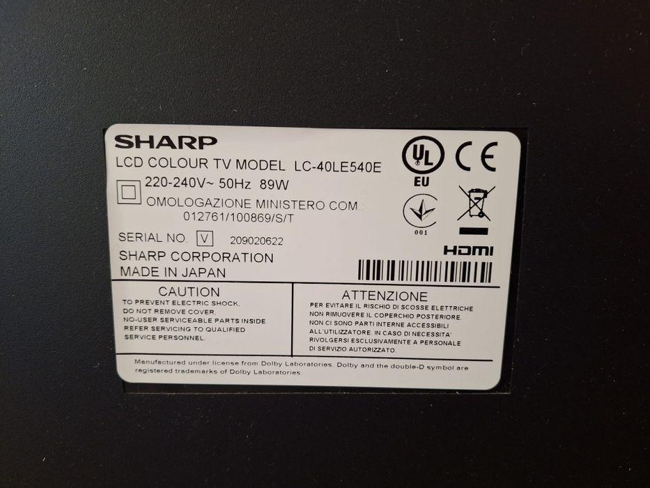 Telewizor Sharp Aquos 40 cali