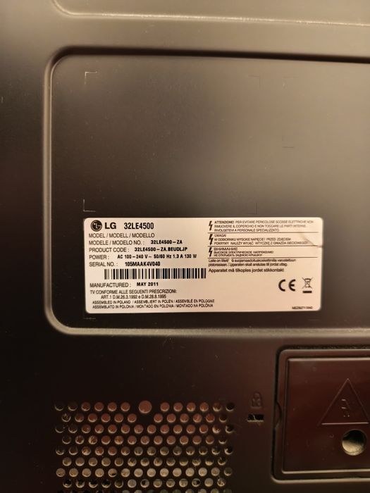 TV LG LED 32" (32LE4500)