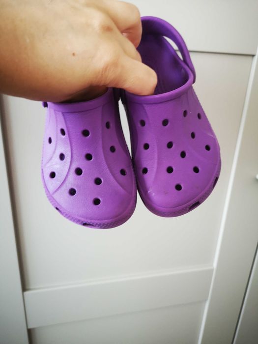 Crocs  buty sandały fioletowe C10/11  27-28