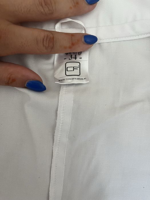 Bata de laboratorio comprida