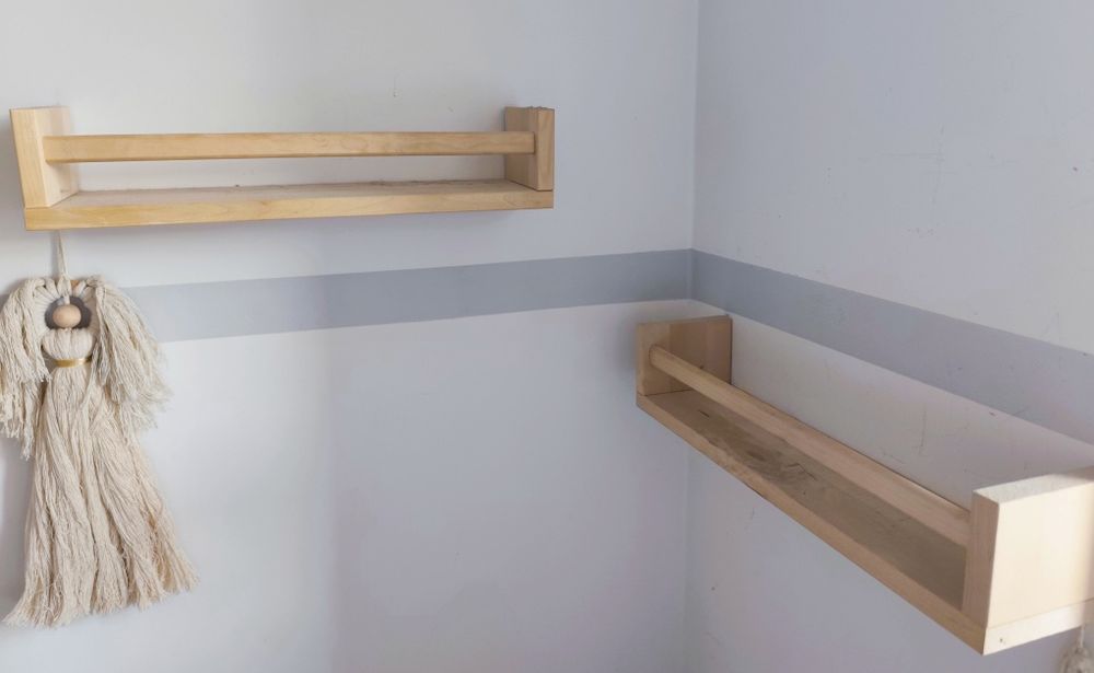 IKEA BEKVAM półka drewniana 4 sztuki