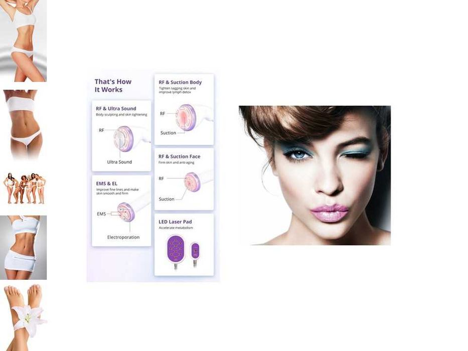 Máquina S- Shape 30K Lipo Laser,Cavitação RF, Vácuo Com RF,versão 2024