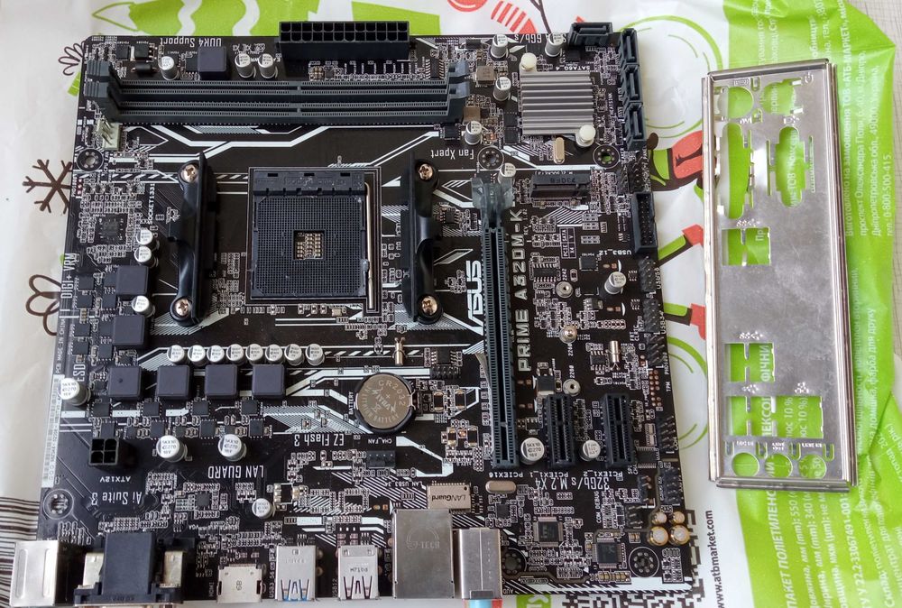 Материнская плата ASUS PRIME A320M-K, sAM4