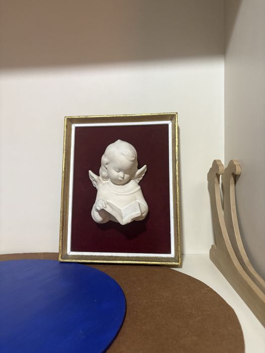 quadro com relevo vintage