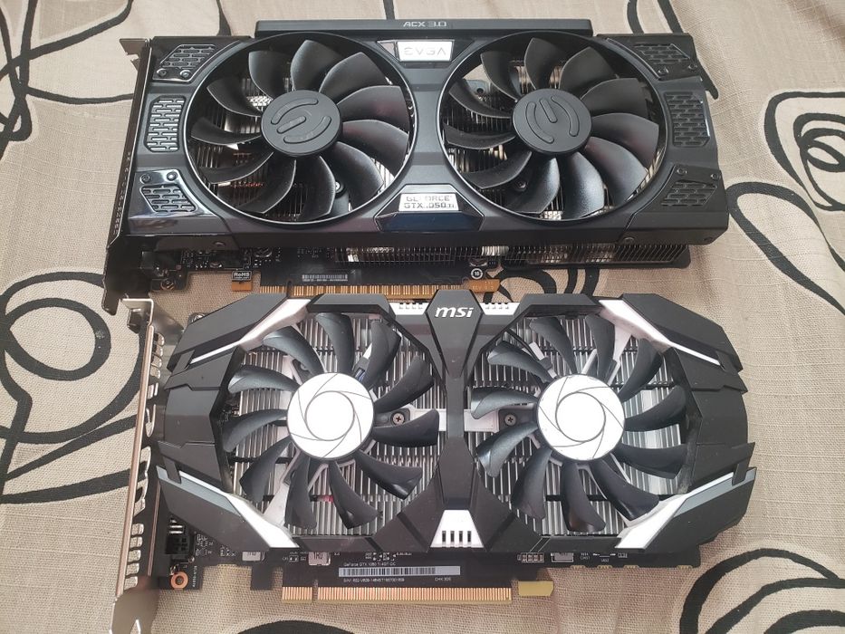 Игровыe видеокарты Radeon RX 470/480, RX 5700, NVidia GTX 980 / 1050Ti / 1080