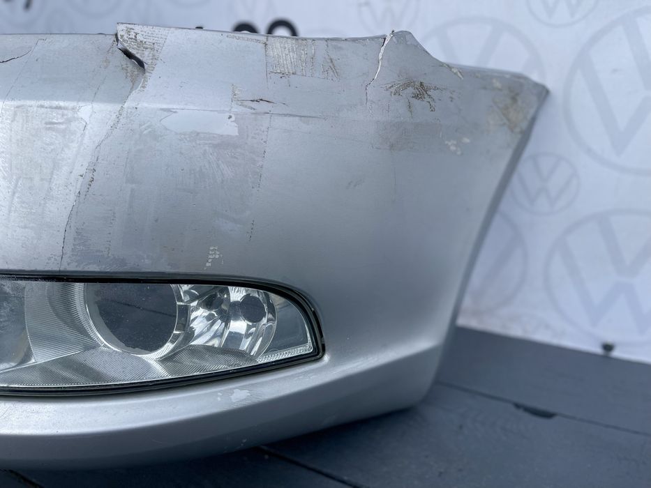 Передній бампер Шкода Октавія А5 передний 9154 9156 Skoda Octavia A5 сірий octavia a5