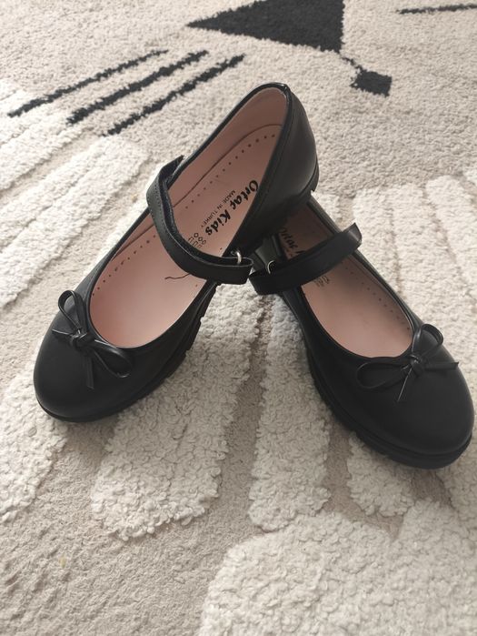 Buty eleganckie baleriny balerinki czarne rozpoczęcie roku rozm 34 nowe