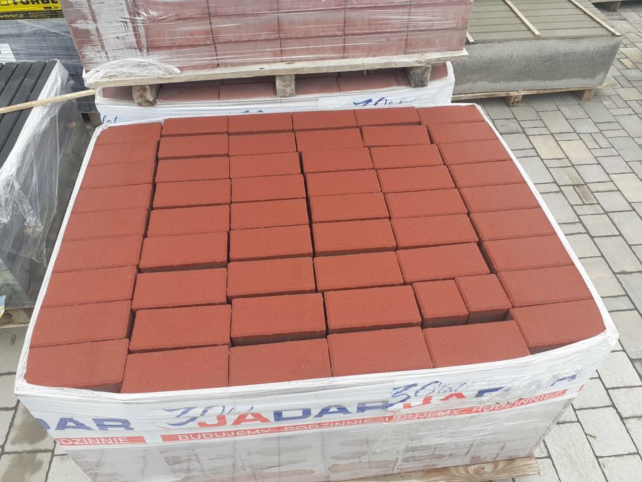 Kostka Brukowa Holland 4 cm Bordowy Prostokąt Jadar Promocja