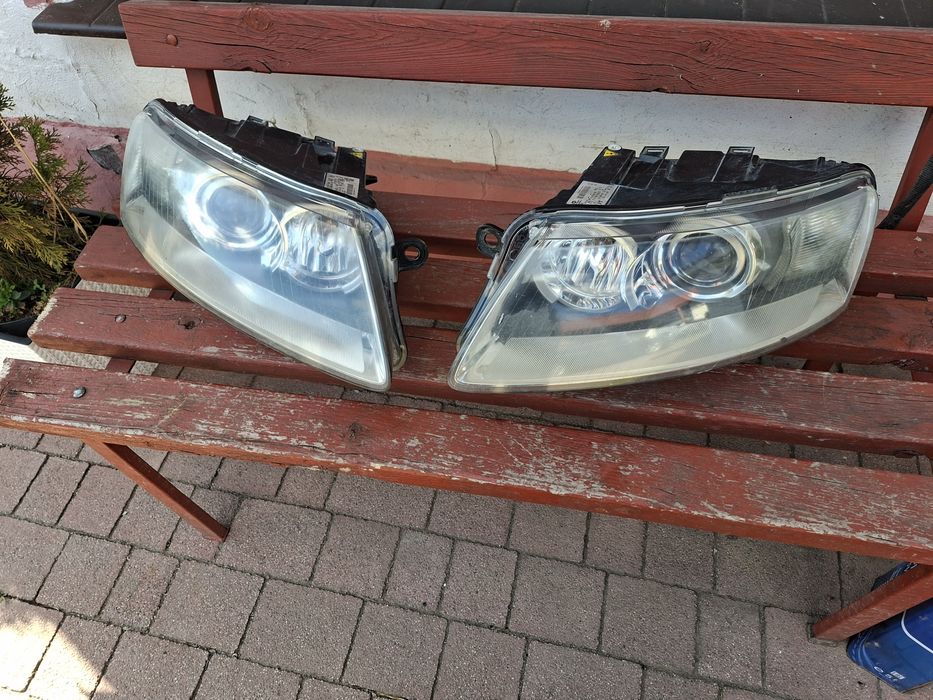 Audi a6 c6 lampy przód oryginał xenon lewa prawa Europa