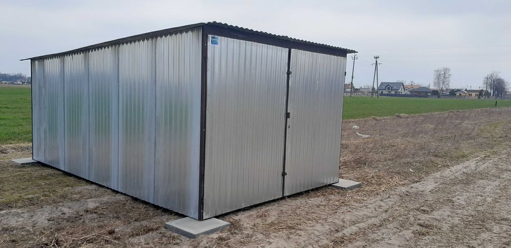 Garaż blaszany garaze 3x5 II gatunek PRODUCENT