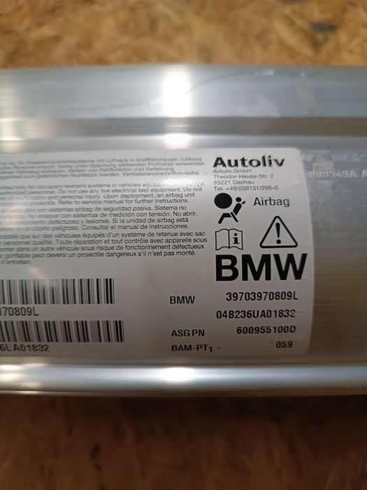Poduszka Airbag BMW E61 Pasażera 39.703.970809l