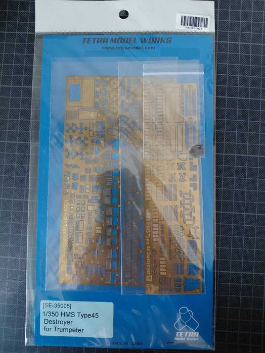Kit Moselismo Naval 1/350 HMS Type 45 Destroyer + PE da Tetra