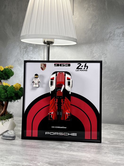 Тримач Рамка для Лего LEGO 76916 Speed Champions Porsche 963 На стіну