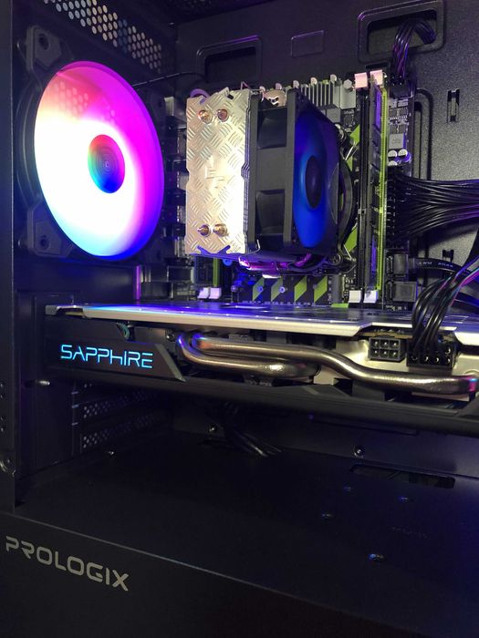 Игровой ПК Intel i7/32Gb/RX570 8/SSD250+500 компьютер системный блок