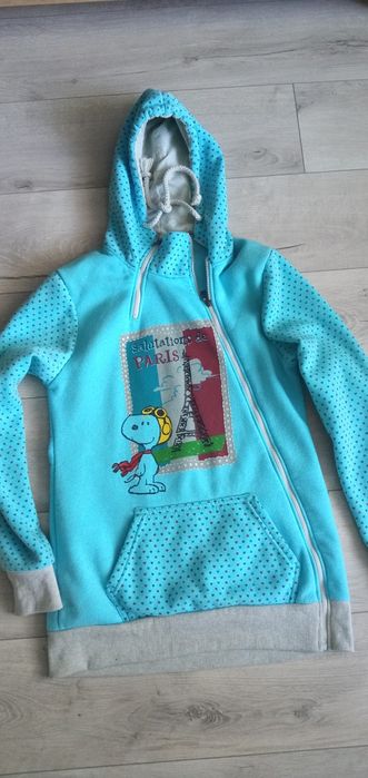 Ciepła bluza z kapturem S/M Snoopy