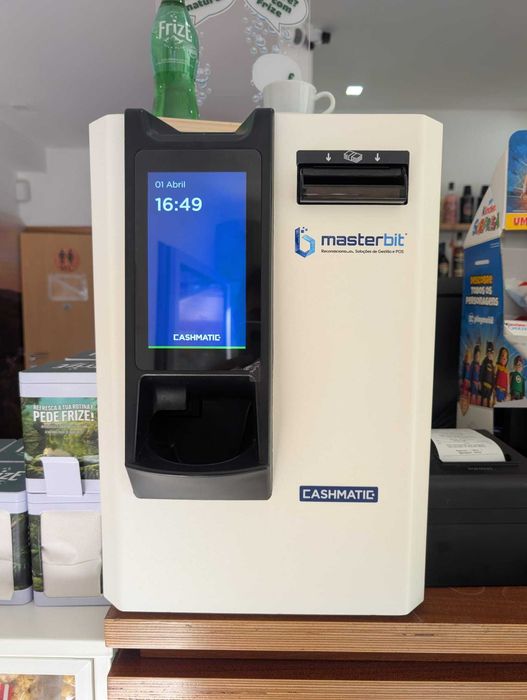 Máquina de Pagamento Automático Trocos - Cashmatic €4,40/dia