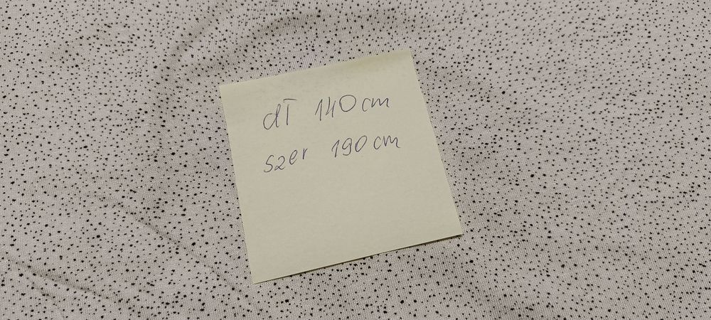 Kupon materiału, dzianina wiskozowa