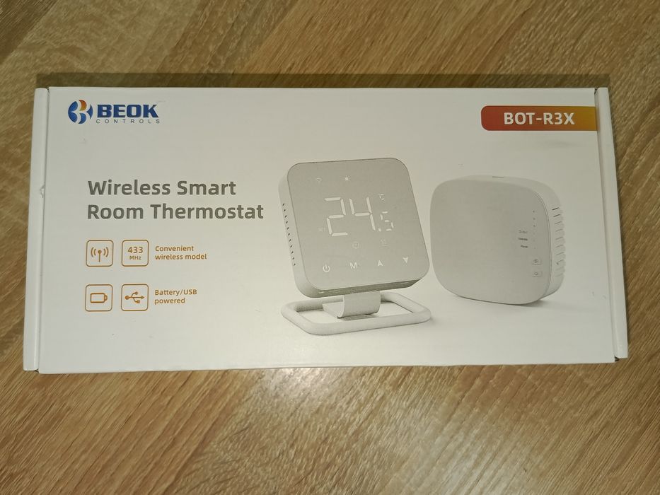 Розумний бездротовий термостат для котла Beok BOT-R3X-WIFI з керуванням зі смартфона!