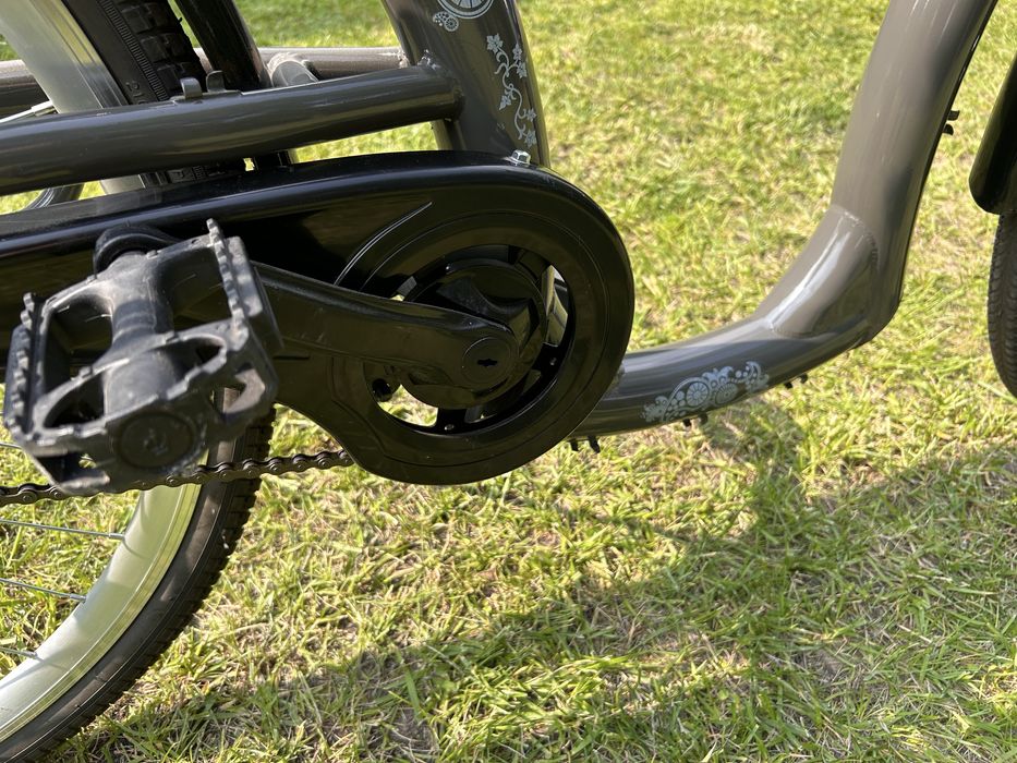 Rower miejski damski Lavida szary.