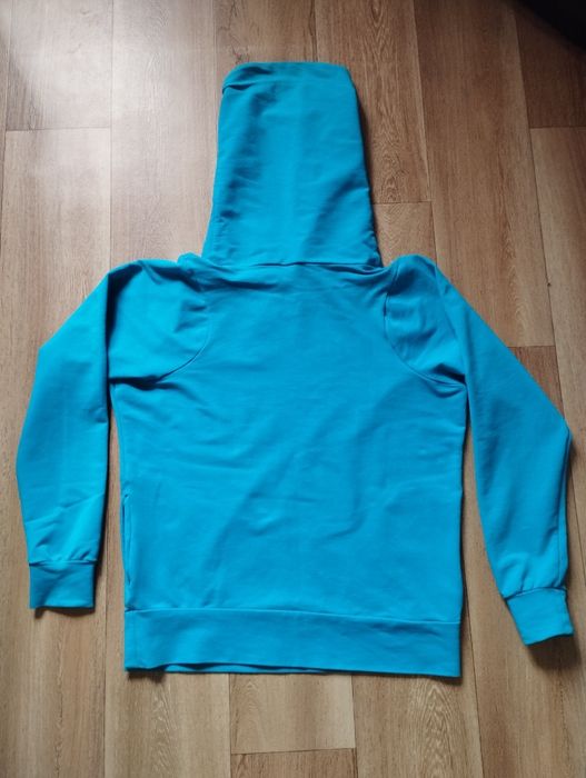 Megi xl bluza damska przez głowę kołnierz kieszenie