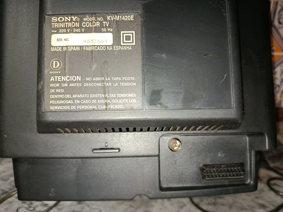 TV Sony a preto e branco