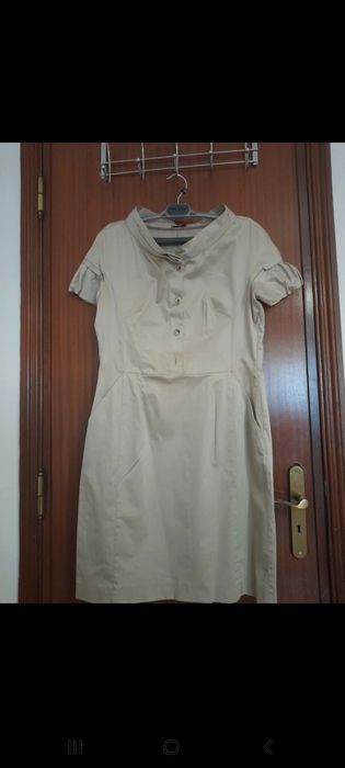 Vestido  beje cerutti