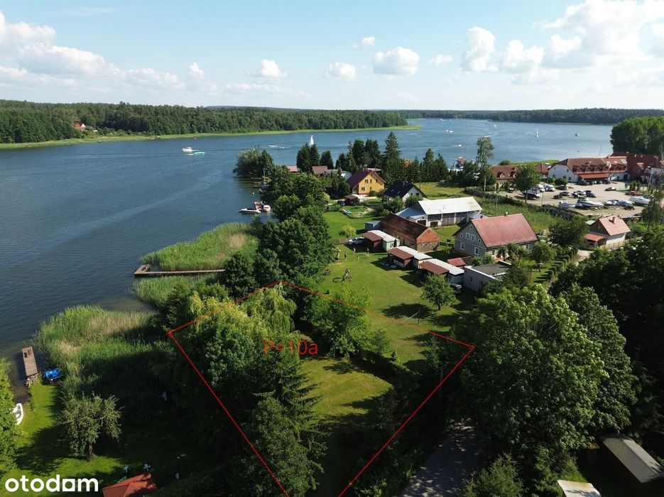 Działka nad jeziorem w sercu Mazur – Bogaczewo z linią brzegową