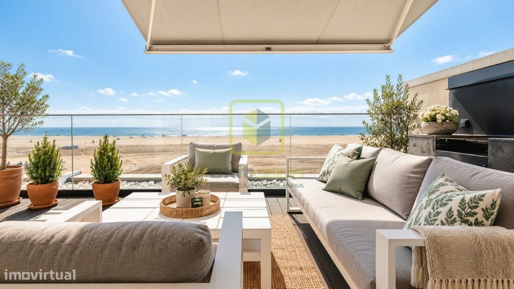 Apartamento T3 primeira linha de mar!