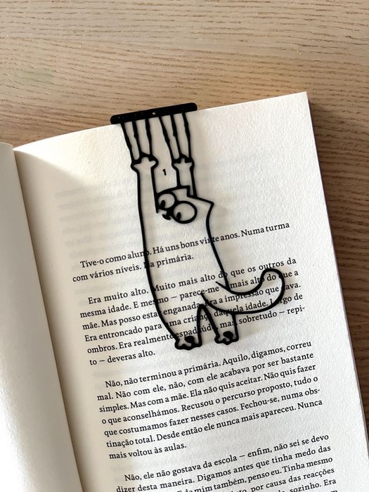 Marcador de Livro Gato Simon