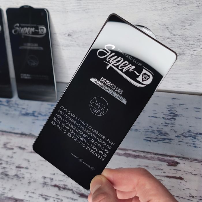 Захисне скло Super-D для Xiaomi Poco X7 Pro  X6 Pro X5 Pro